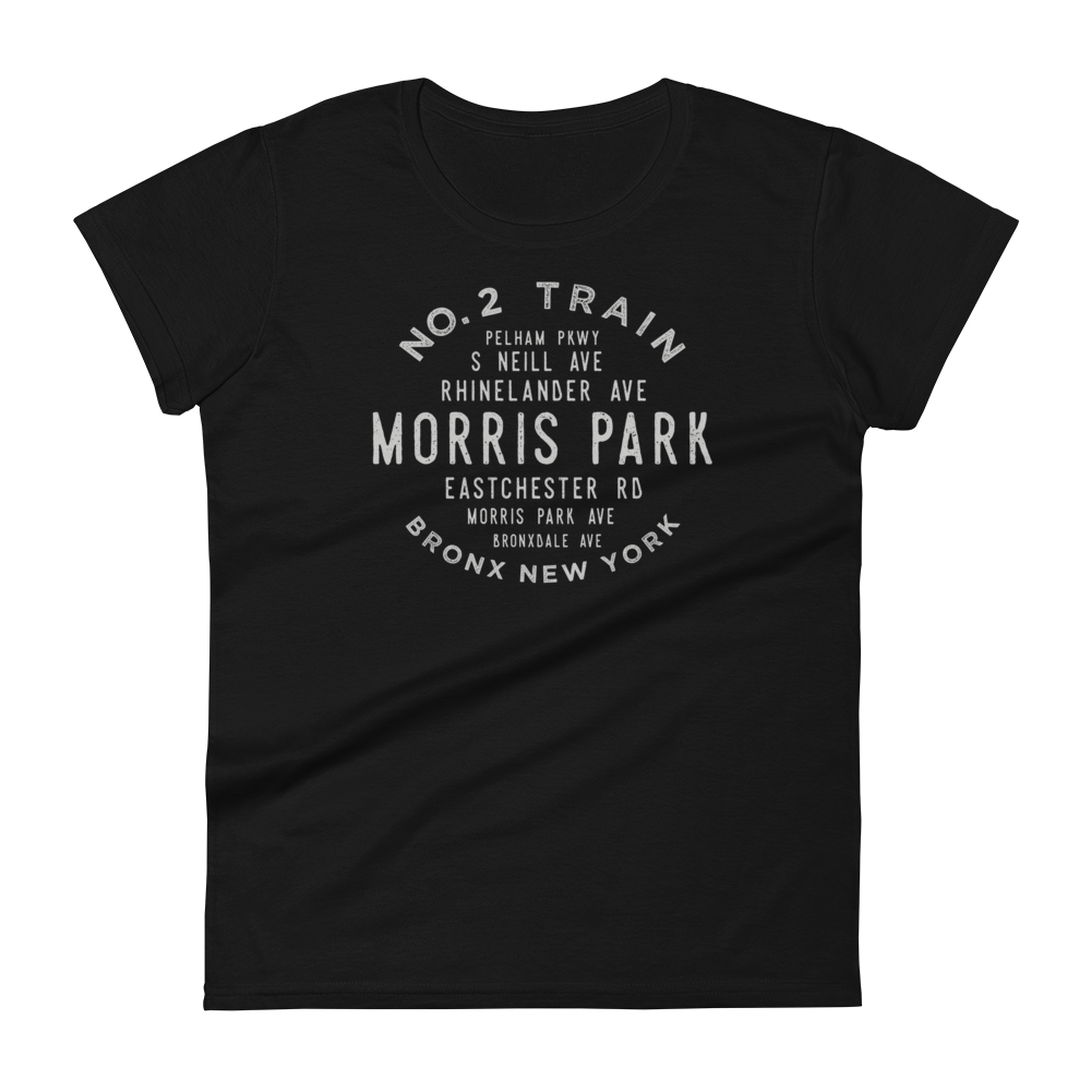 Morris Park Bronx NYC Women's Grid Tee