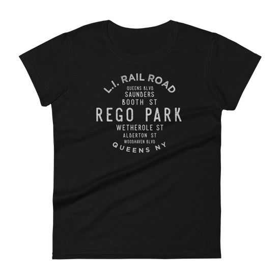 Rego Park Queens NYC Women's Grid Tee