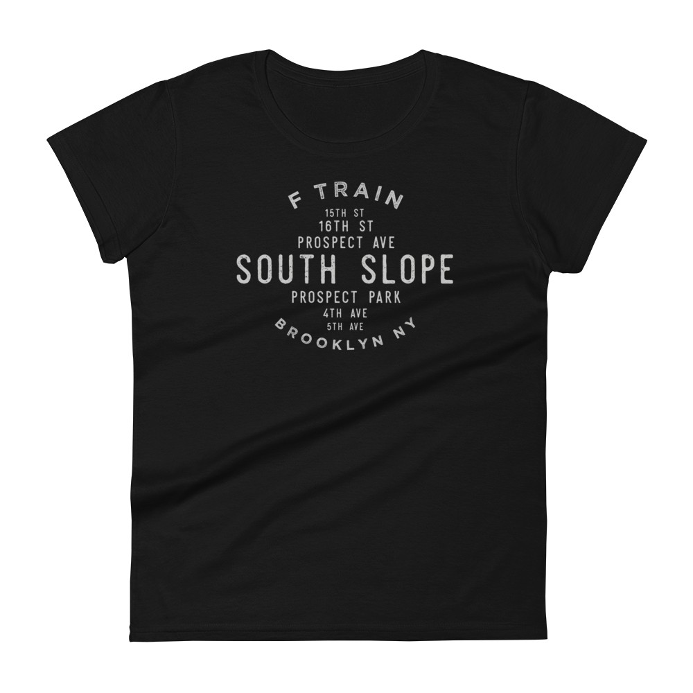 South Slope Brooklyn NYC Women's Grid Tee