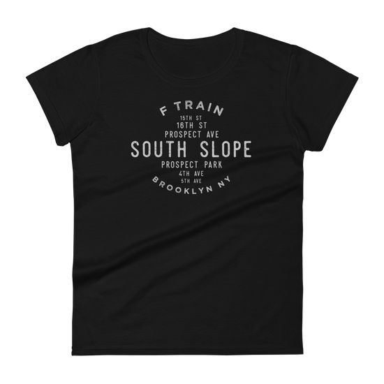 South Slope Brooklyn NYC Women's Grid Tee