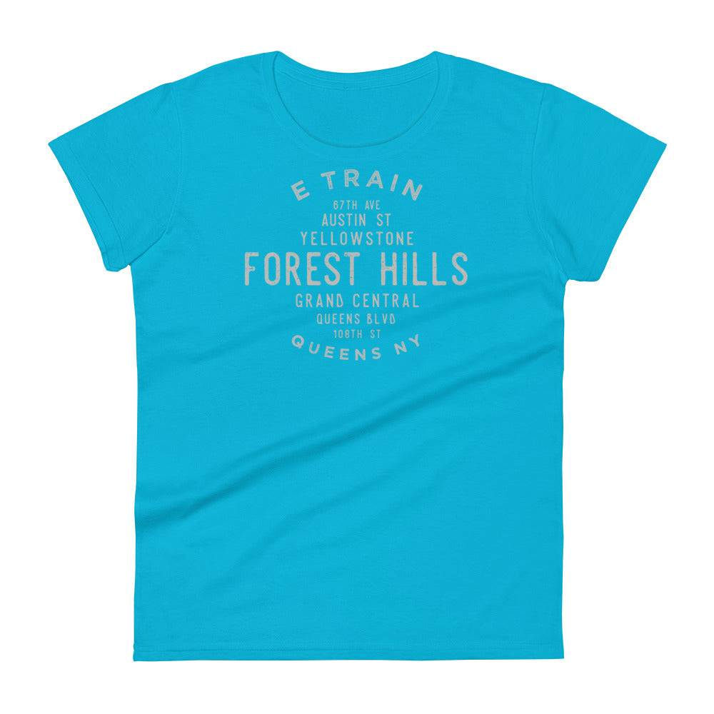 Forest Hills Queens NYC Women's Grid Tee