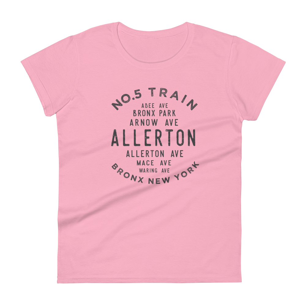 Allerton Bronx NYC Women's Grid Tee