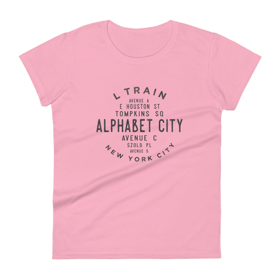 Alphabet City Manhattan NYC Women's Grid Tee