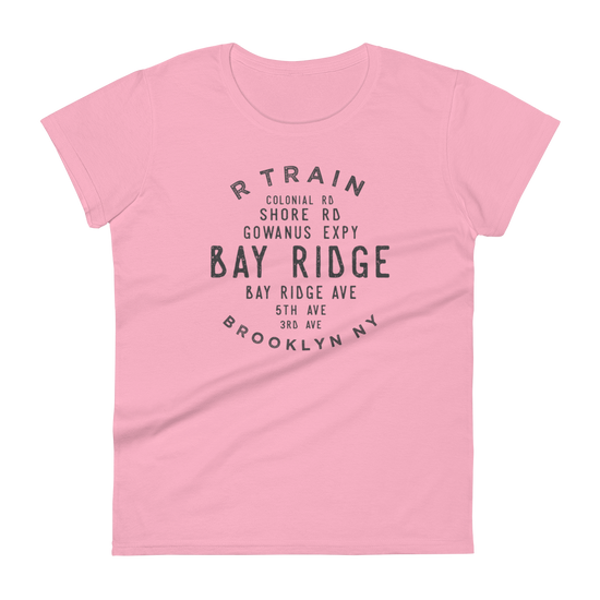 Bay Ridge Brooklyn NYC Women's Grid Tee