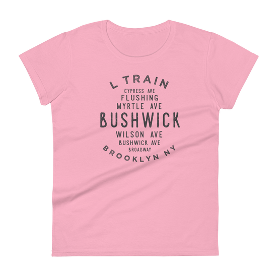 Bushwick Brooklyn NYC Women's Grid  Tee