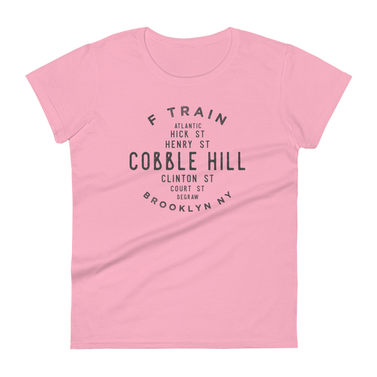 Cobble Hill Brooklyn NYC Women's Grid Tee