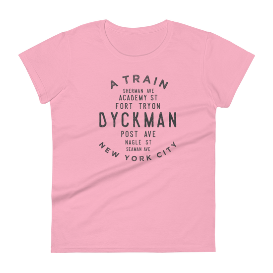 Dyckman Manhattan NYC Women's Grid Tee