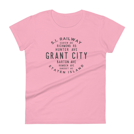 Grant City Staten Island NYC Women's Grid Tee