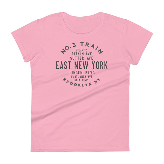 East New York Brooklyn NYC Women's Grid Tee