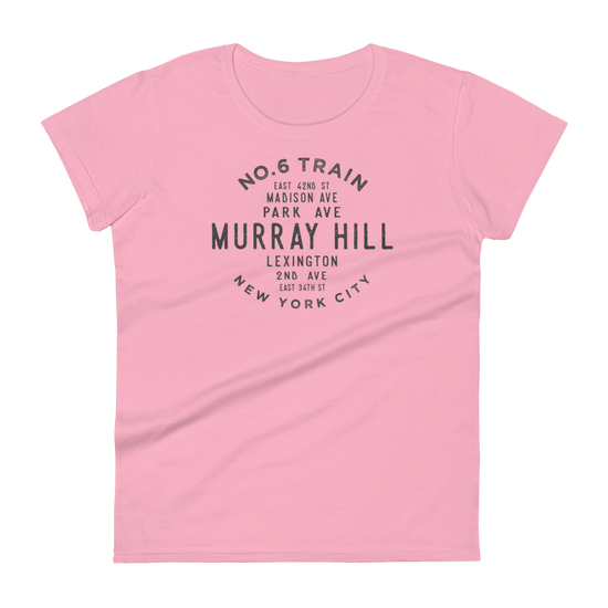 Murray Hill Manhattan NYC Women's Grid Tee