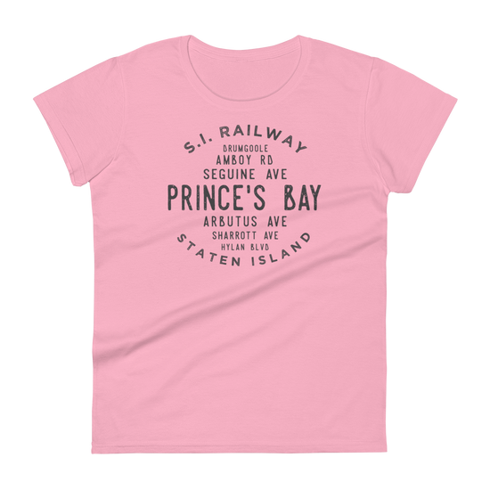 Prince's Bay Staten Island NYC Women's Grid Tee