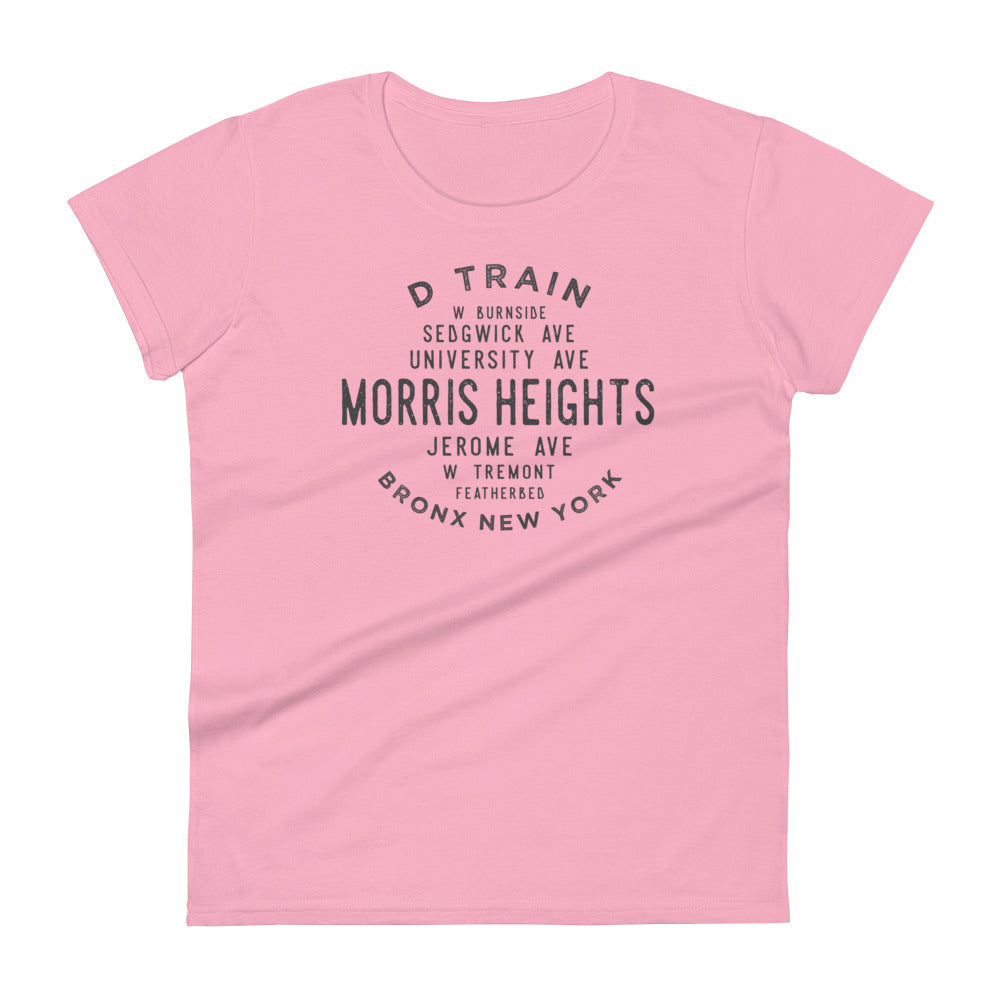 Morris Heights Bronx NYC Women's Grid Tee