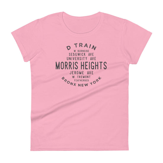 Morris Heights Bronx NYC Women's Grid Tee