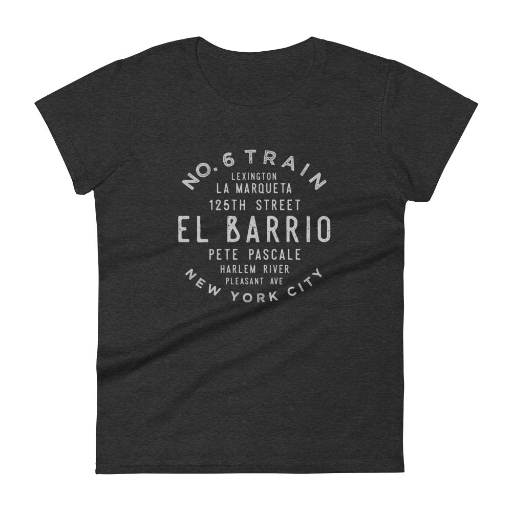 El Barrio Manhattan NYC Women's Grid Tee