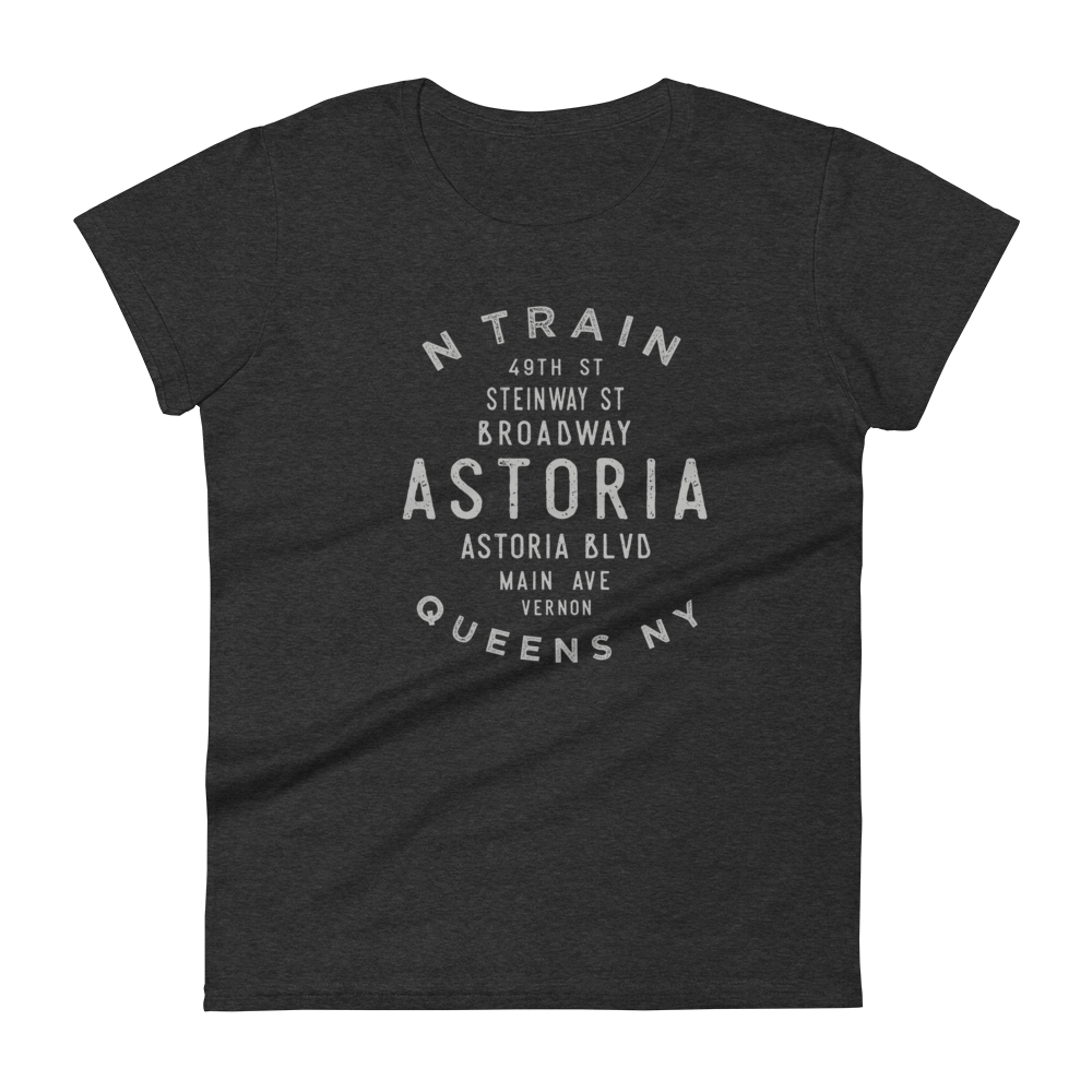 Astoria Queens NYC Women's Grid Tee