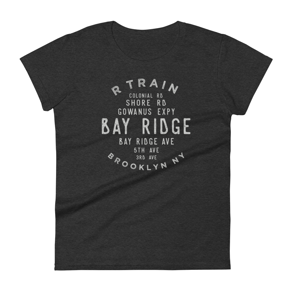 Bay Ridge Brooklyn NYC Women's Grid Tee