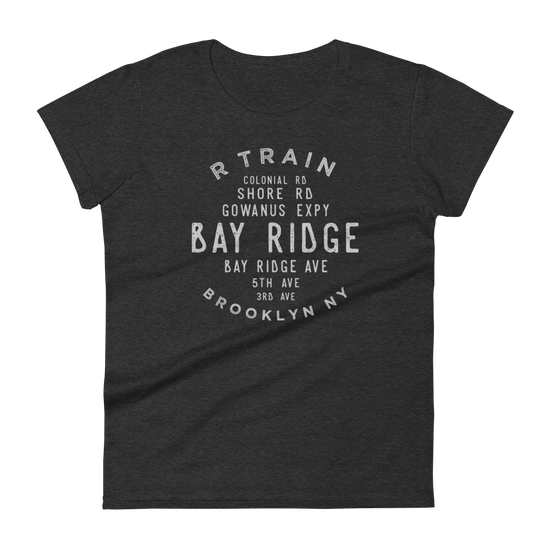 Bay Ridge Brooklyn NYC Women's Grid Tee