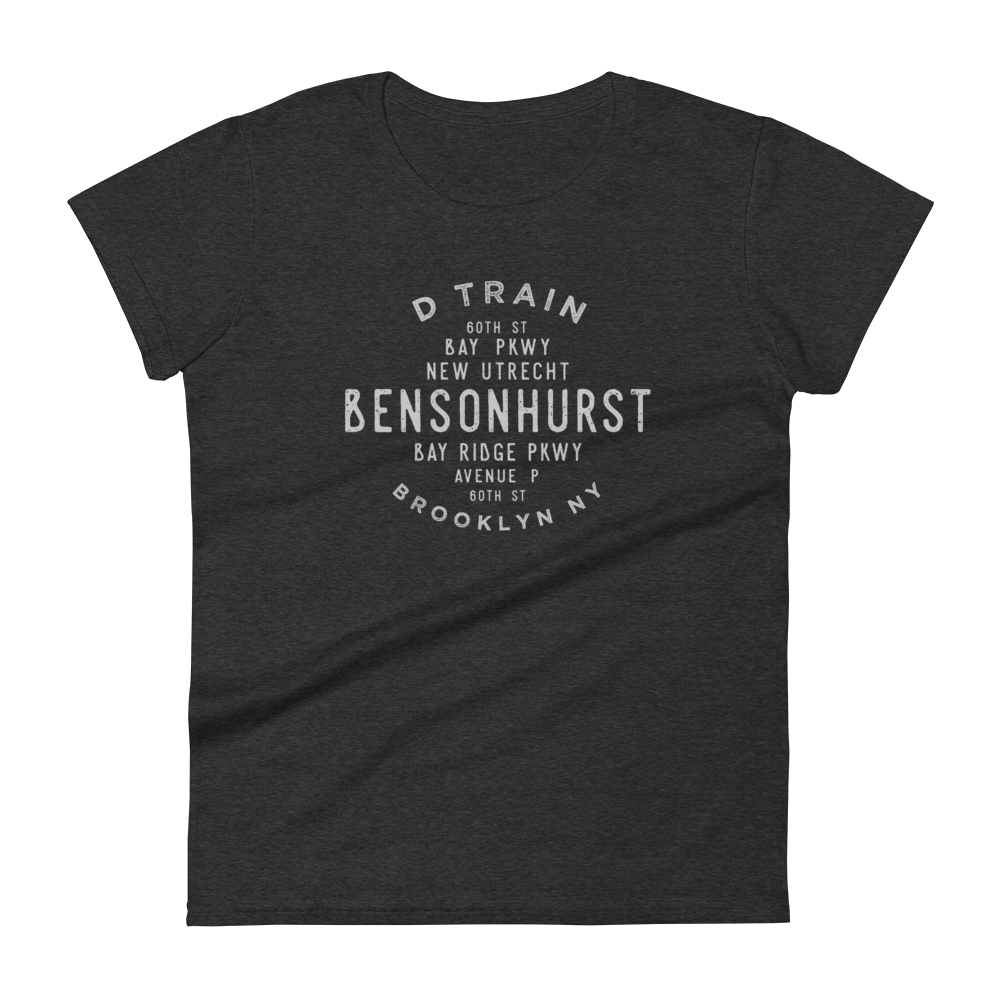 Bensonhurst Brooklyn NYC Women's Grid Tee