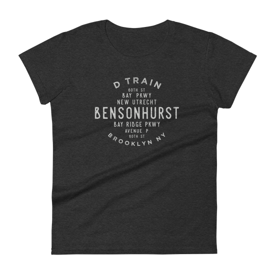 Bensonhurst Brooklyn NYC Women's Grid Tee