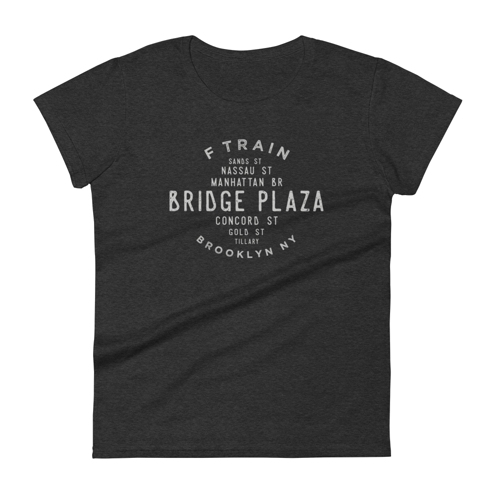 Bridge Plaza Brooklyn NYC Women's Grid Tee