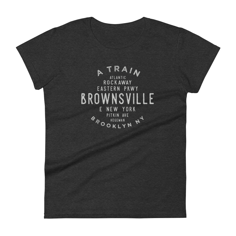 Brownsville Brooklyn NYC Women's Grid Tee