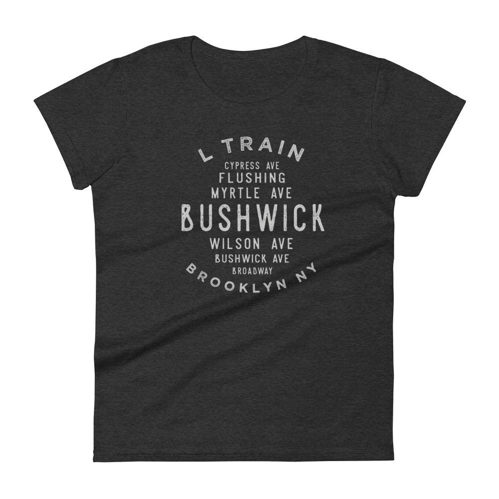 Bushwick Brooklyn NYC Women's Grid  Tee