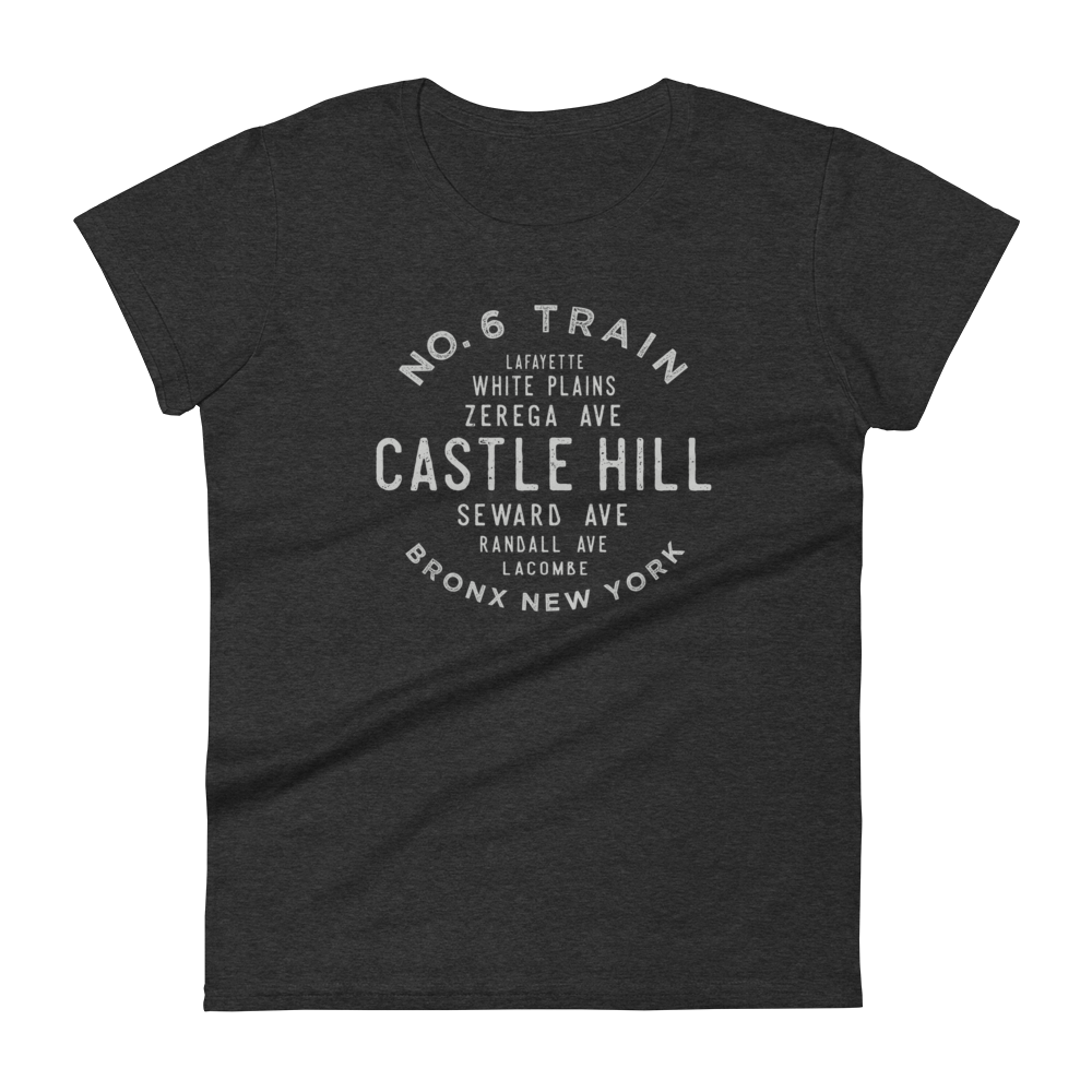 Castle Hill Bronx NYC Women's Grid Tee