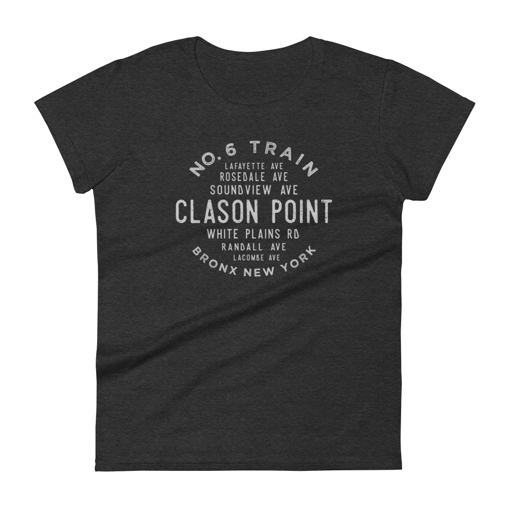 Clason Point Bronx NYC Women's Grid Tee