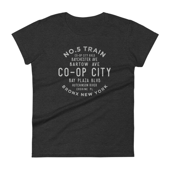 Co-op City Queens NYC Women's Grid Tee