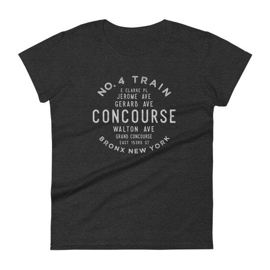 Concourse Bronx NYC Women's Grid Tee