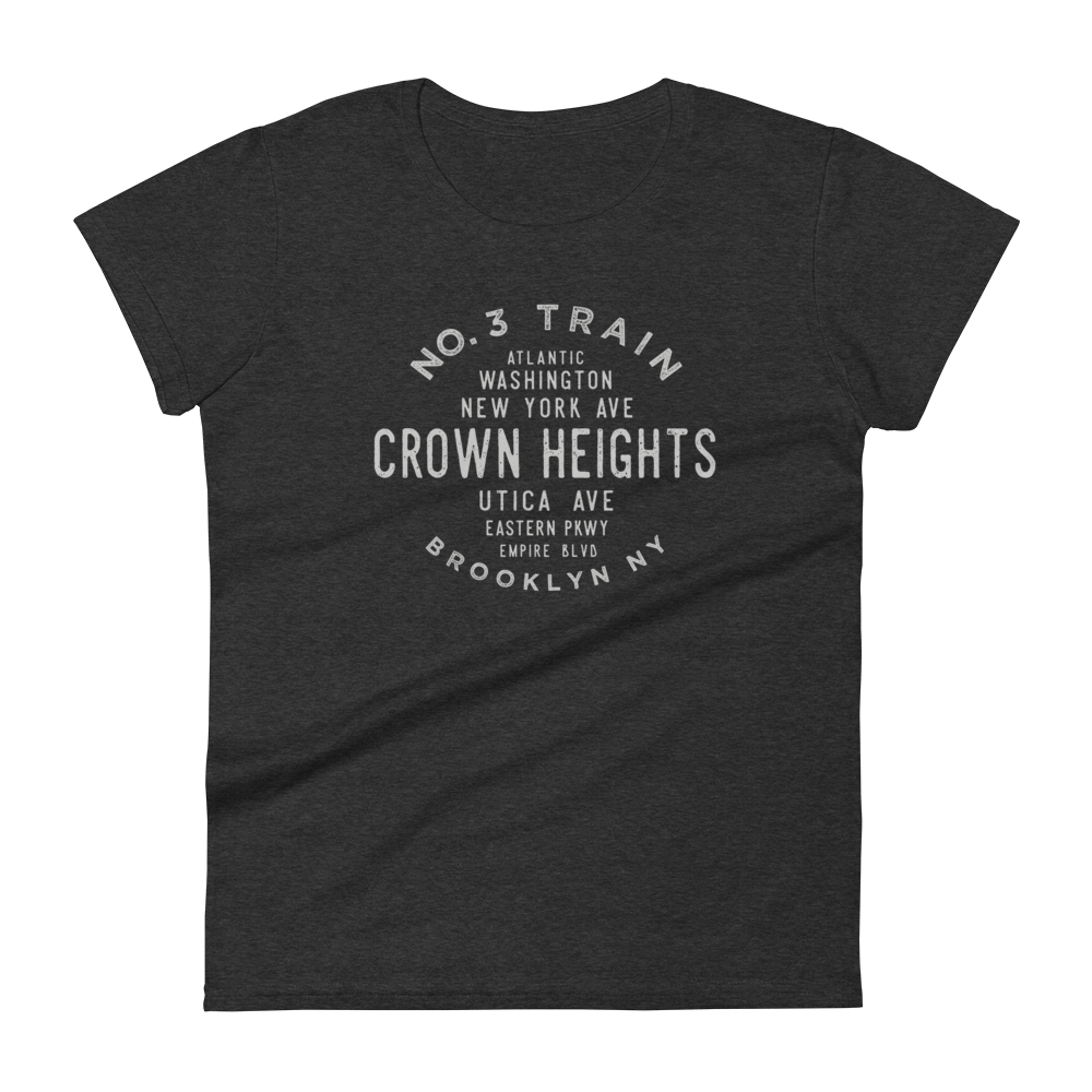 Crown Heights Brooklyn NYC Women's Grid Tee