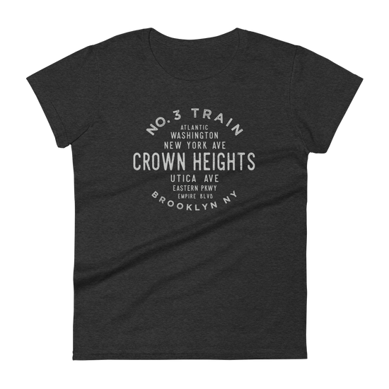 Crown Heights Brooklyn NYC Women's Grid Tee