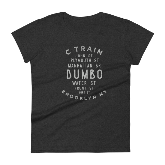 Dumbo Brooklyn NYC Women's Grid Tee