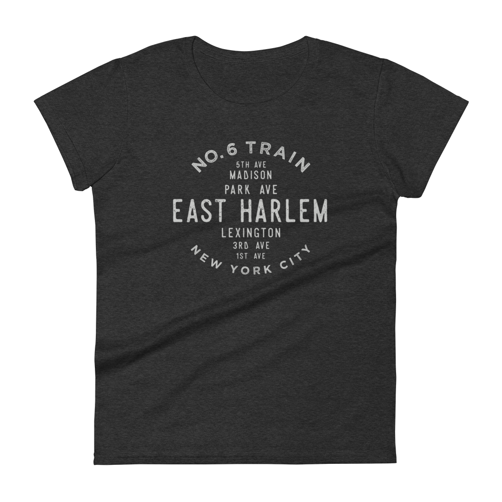 East Harlem Manhattan NYC Women's Grid Tee