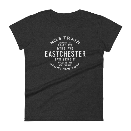 Eastchester Bronx NYC Women's Grid  Tee