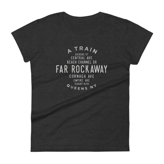 Far Rockaway Queens NYC Women's Grid Tee