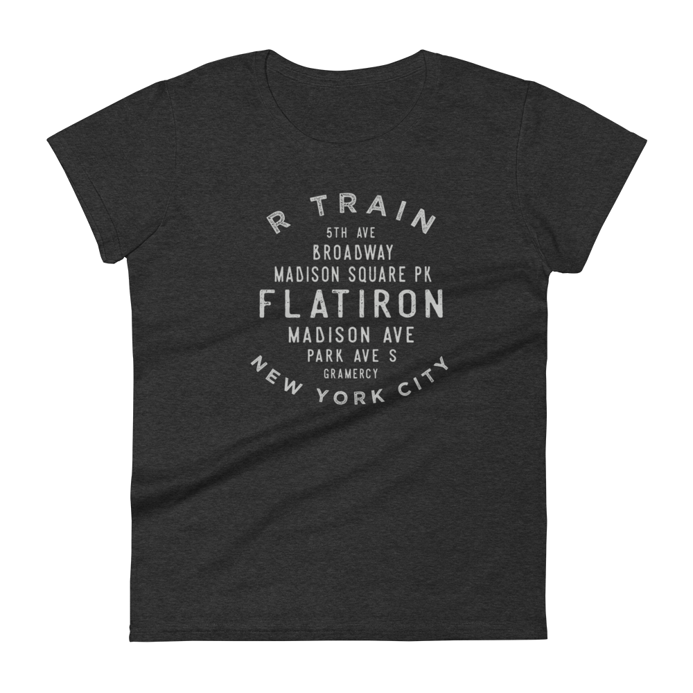 Flatiron Manhattan NYC Women's Grid Tee