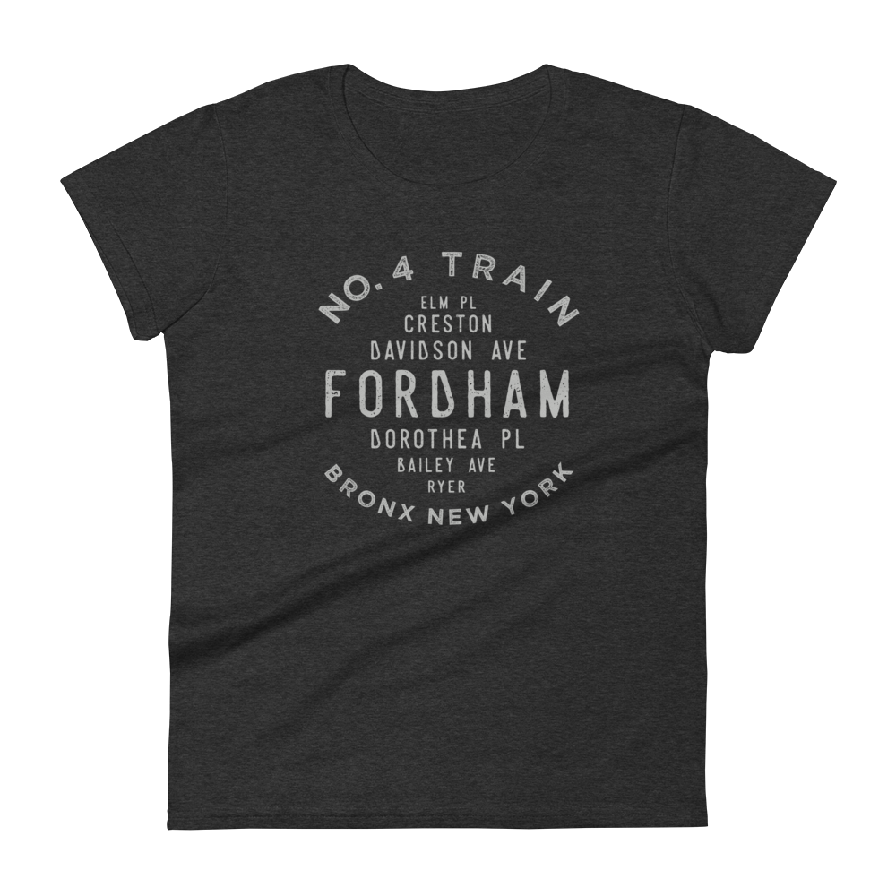 Fordham Bronx NYC Women's Grid Tee