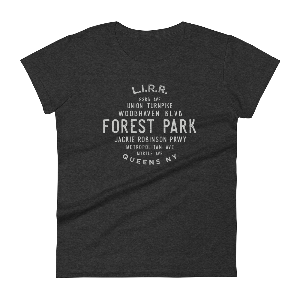 Forest Park Queens NYC Women's Grid Tee