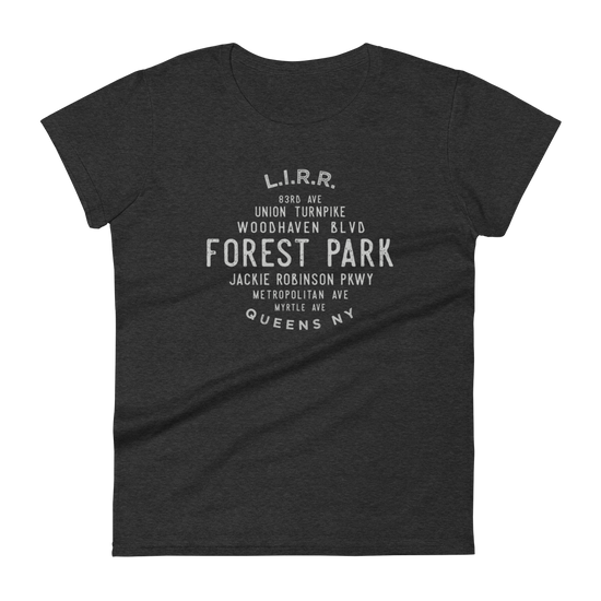 Forest Park Queens NYC Women's Grid Tee