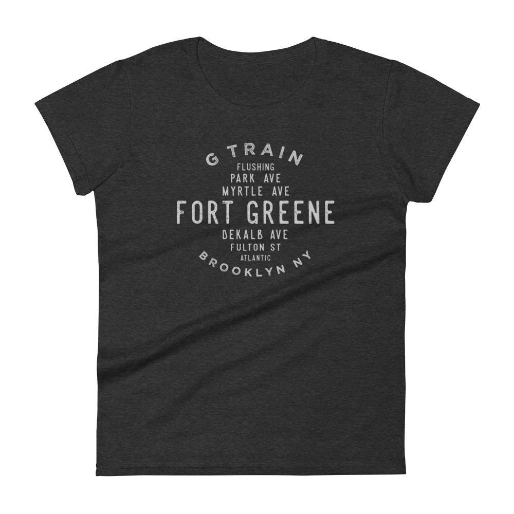 Fort Greene Brooklyn NYC Women's Grid Tee