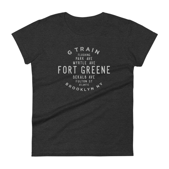 Fort Greene Brooklyn NYC Women's Grid Tee