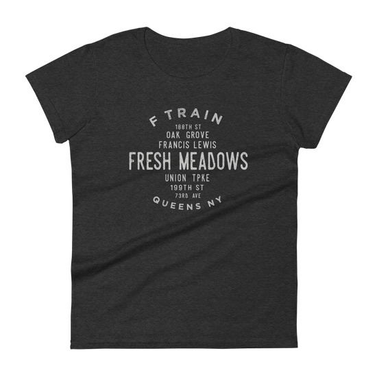 Fresh Meadows Queens NYC Women's Grid Tee