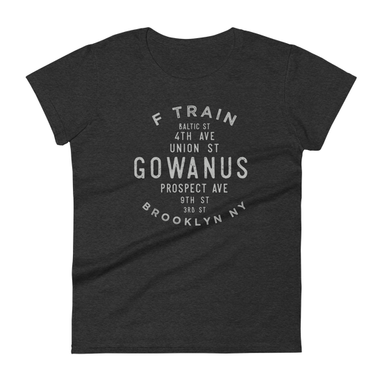 Gowanus Brooklyn NYC Women's Grid Tee