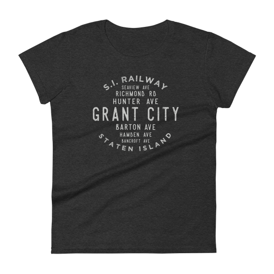 Grant City Staten Island NYC Women's Grid Tee