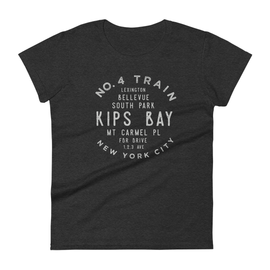 Kips Bay Manhattan NYC Women's Grid Tee