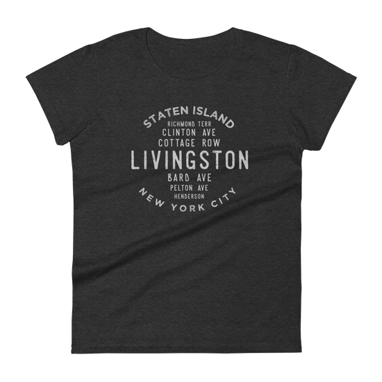 Livingston Staten Island NYC Women's Grid Tee