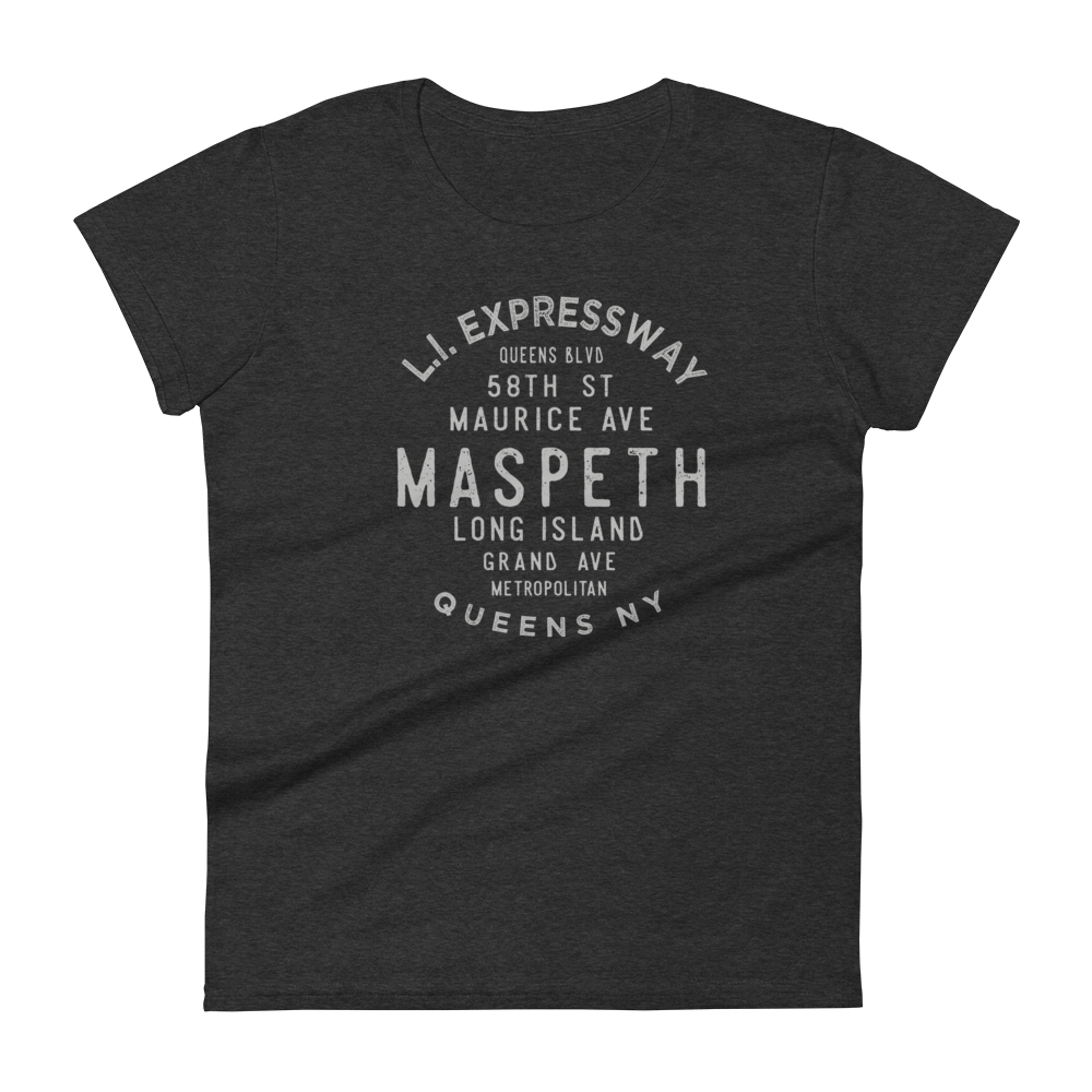 Maspeth Queens NYC Women's Grid Tee