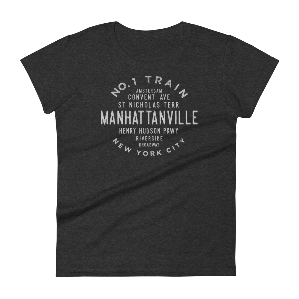 Manhattanville Manhattan NYC Women's Grid Tee