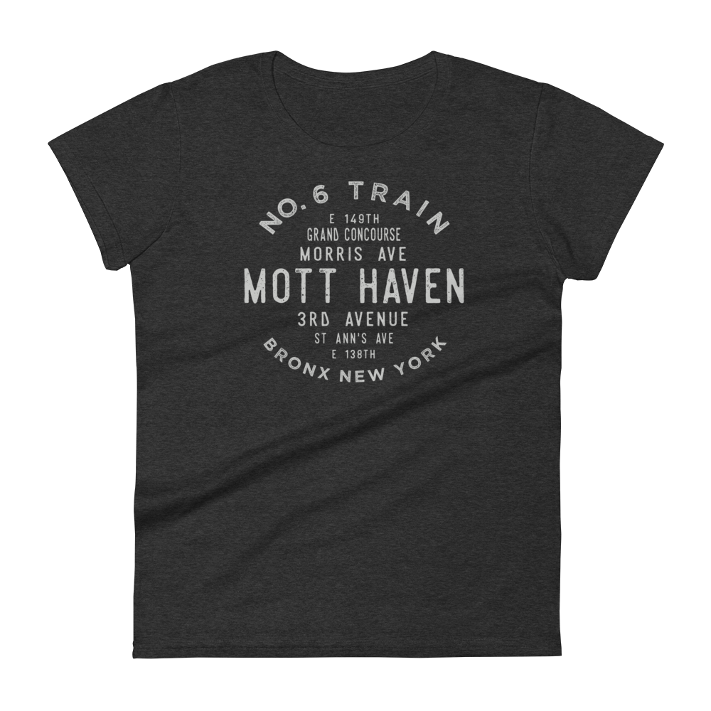 Mott Haven Bronx NYC Women's Grid Tee